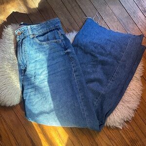 Zara wide leg Blue Jeans